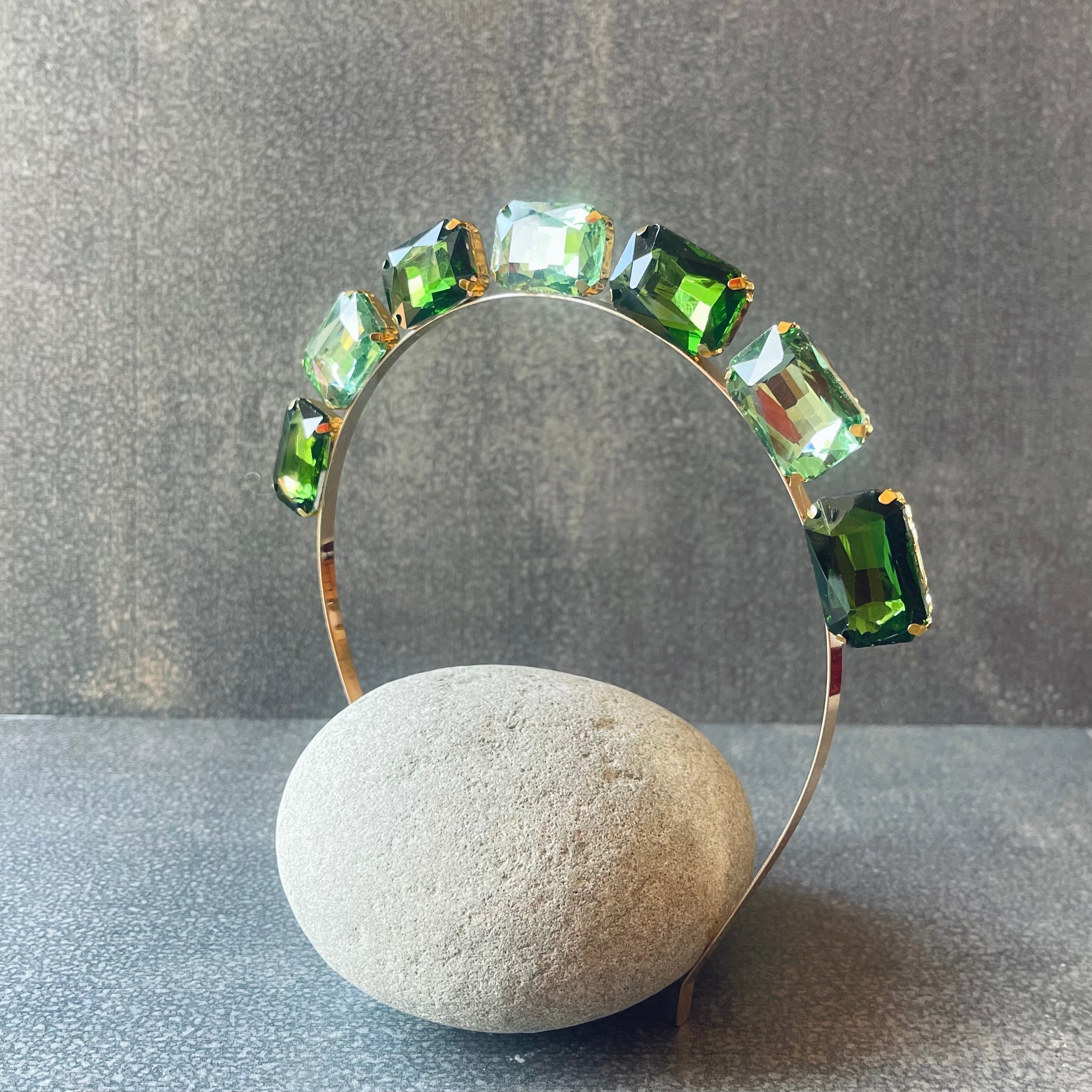 Green Gemstone Hairband