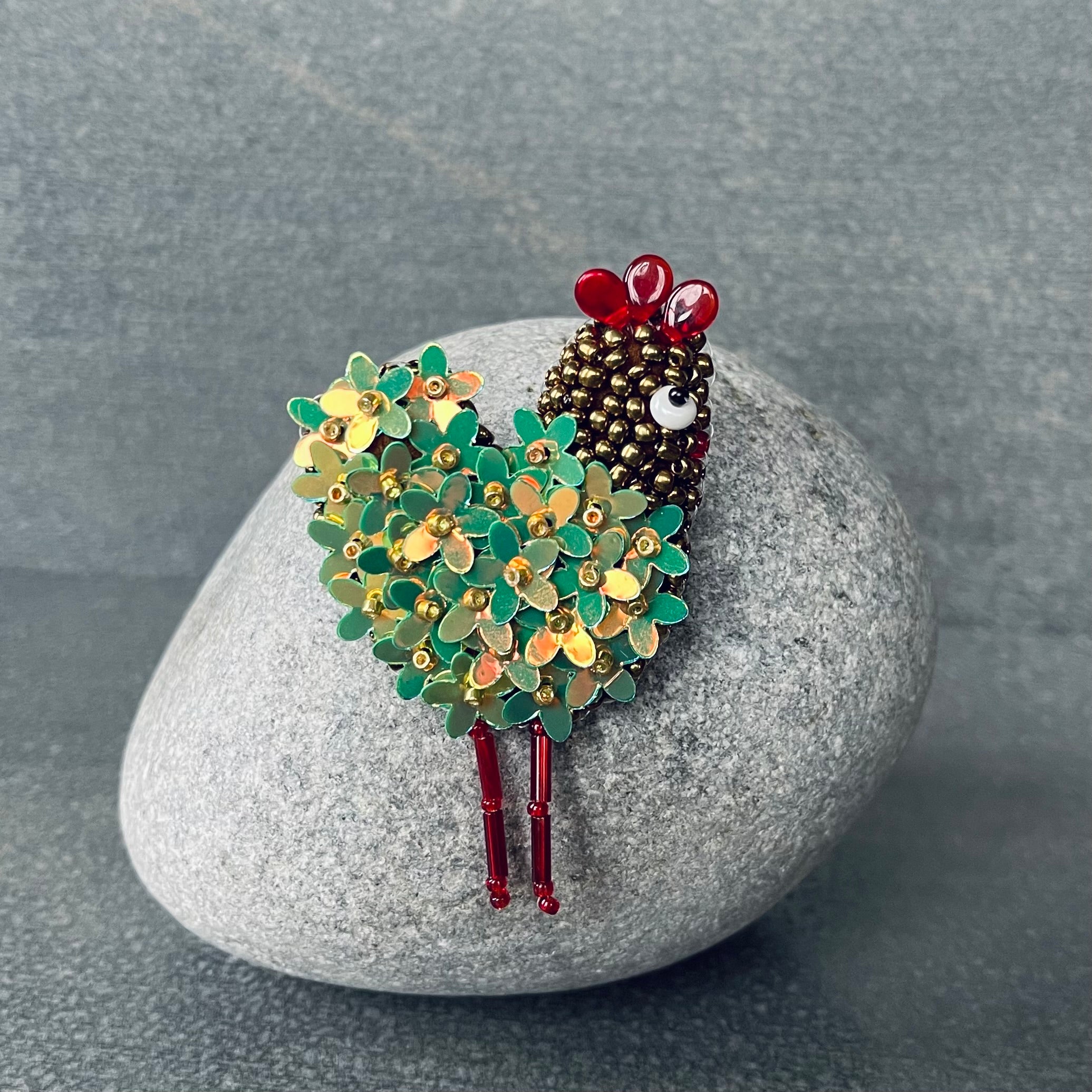 Green Flower Chickie