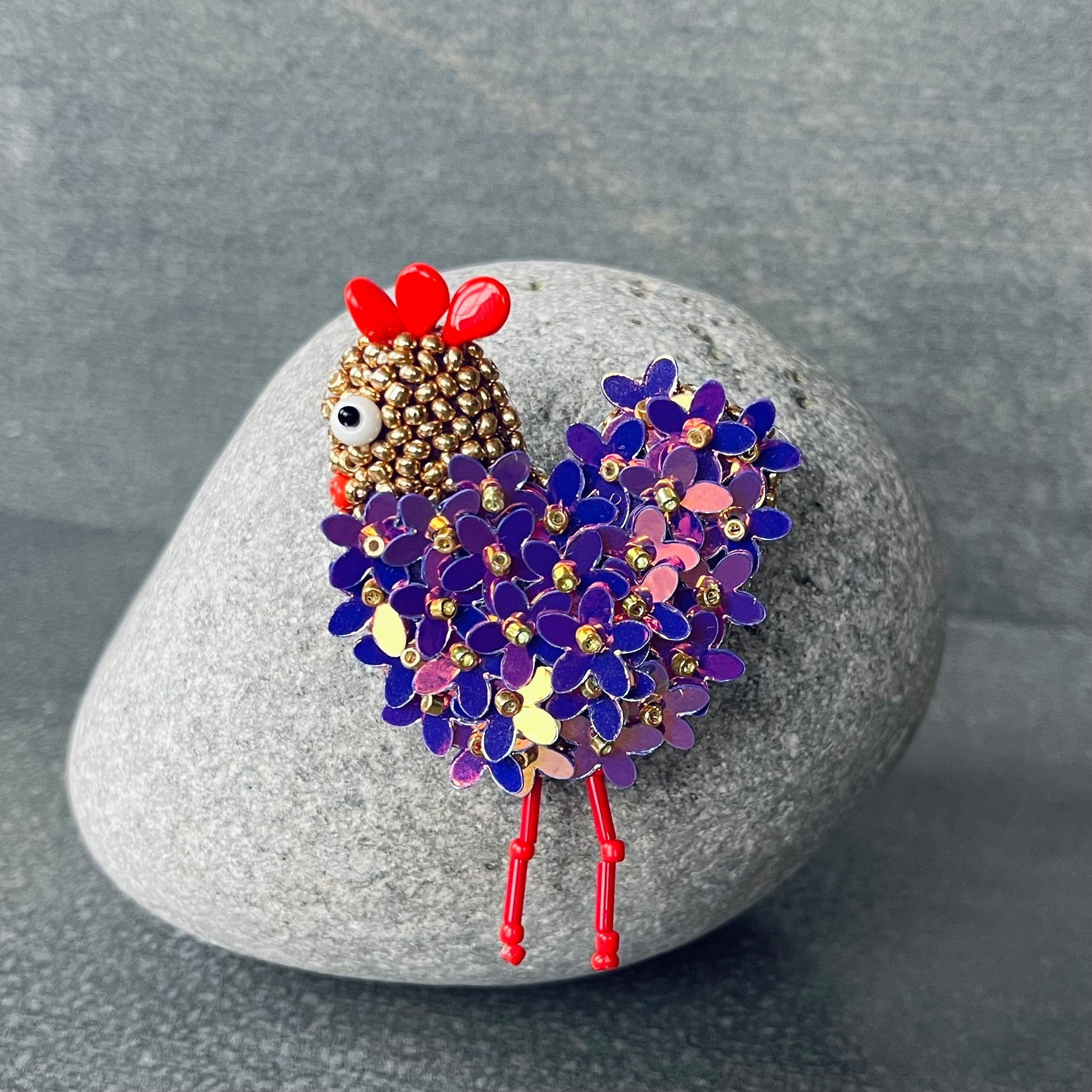 Purple Flower Chickie