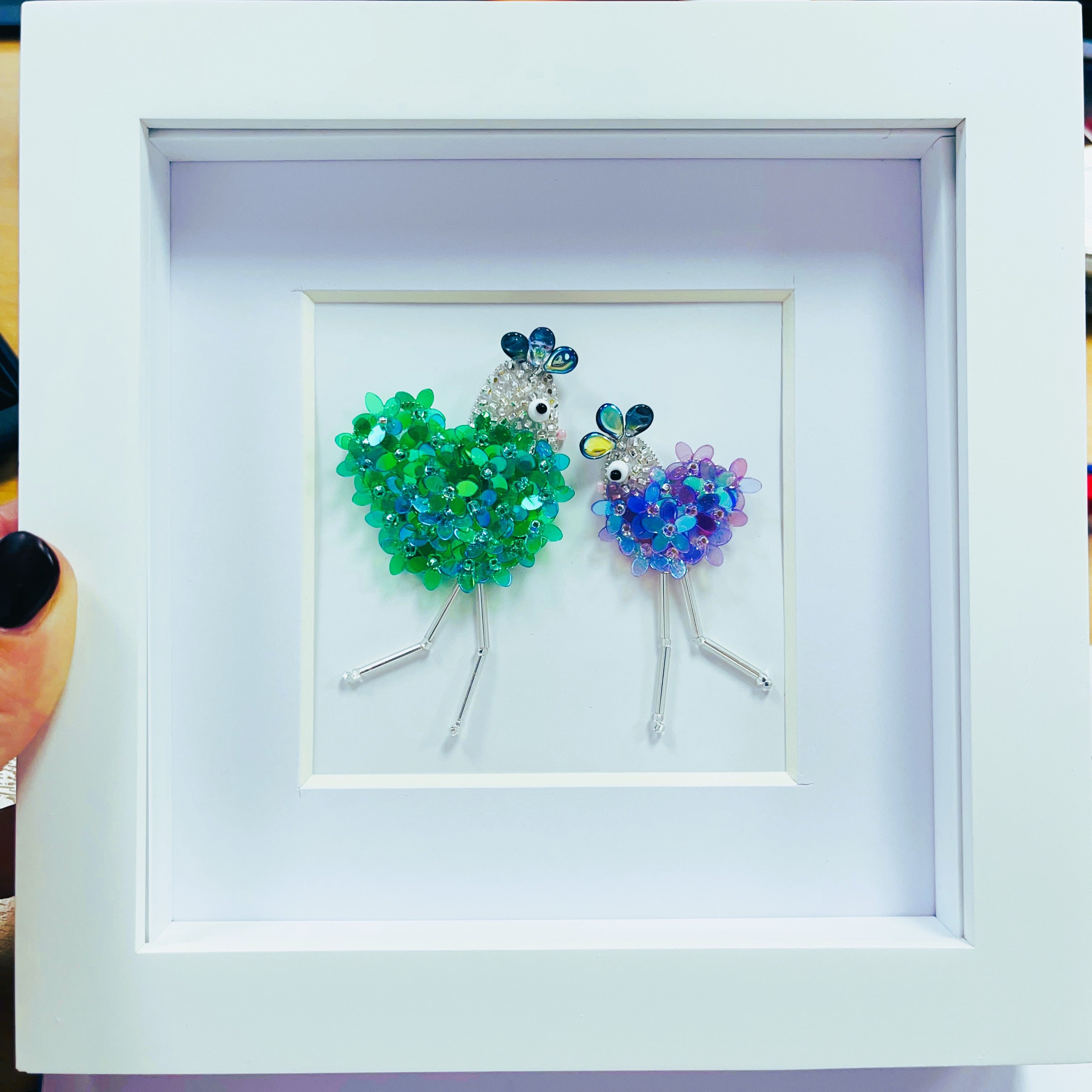 Custom Sister Chickies - Framed