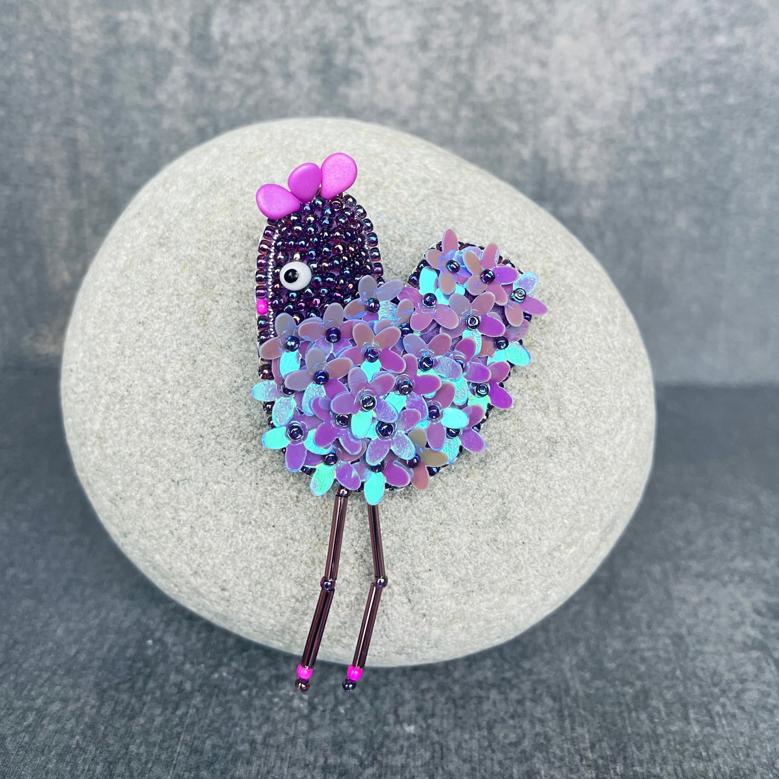 Purple Flower Chickie