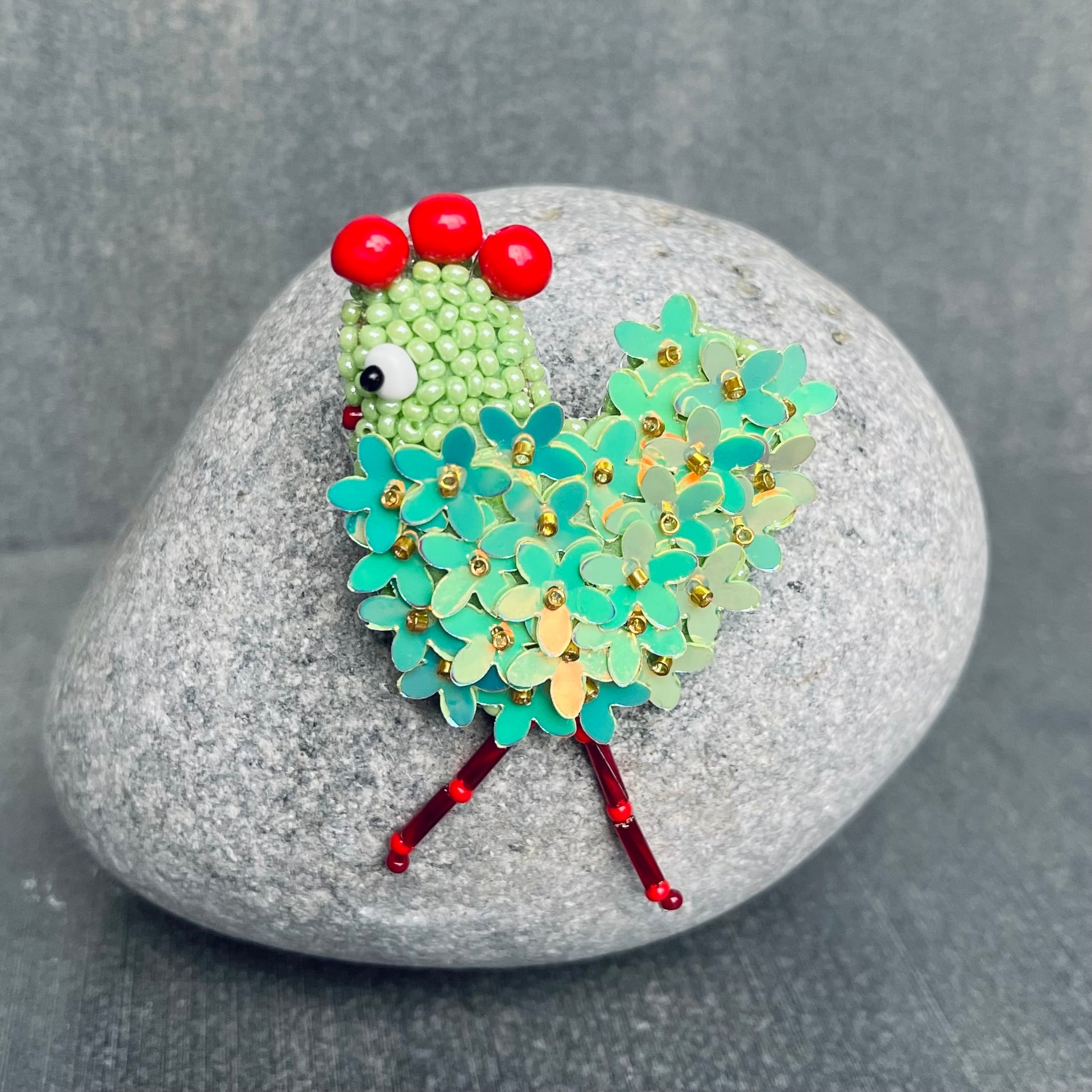 Green Flower Chickie