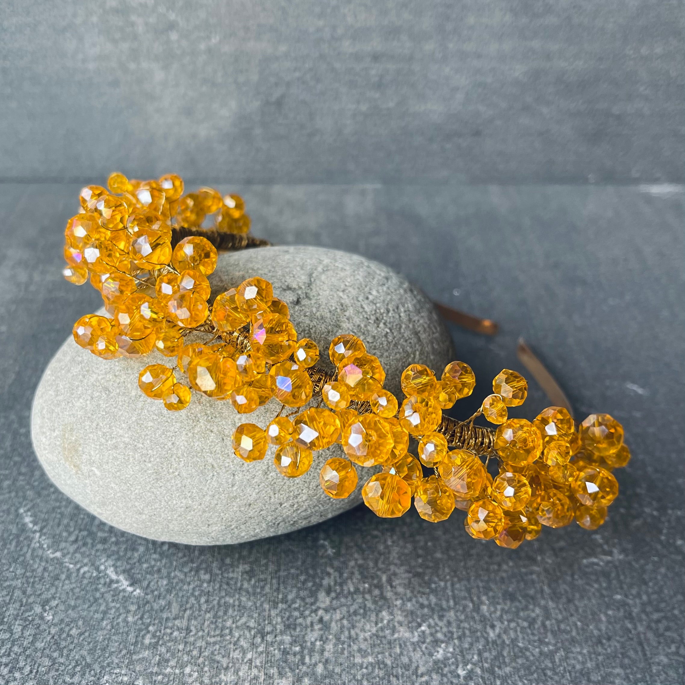 Orange Wire Hairband