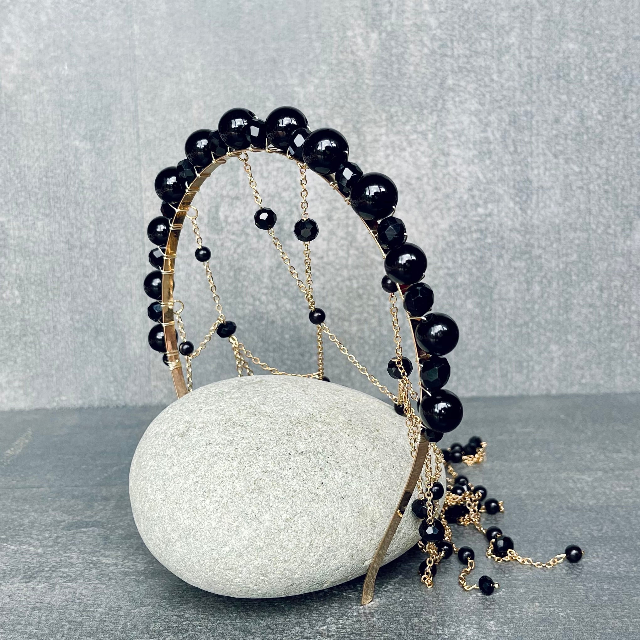 Black Chain Hairband