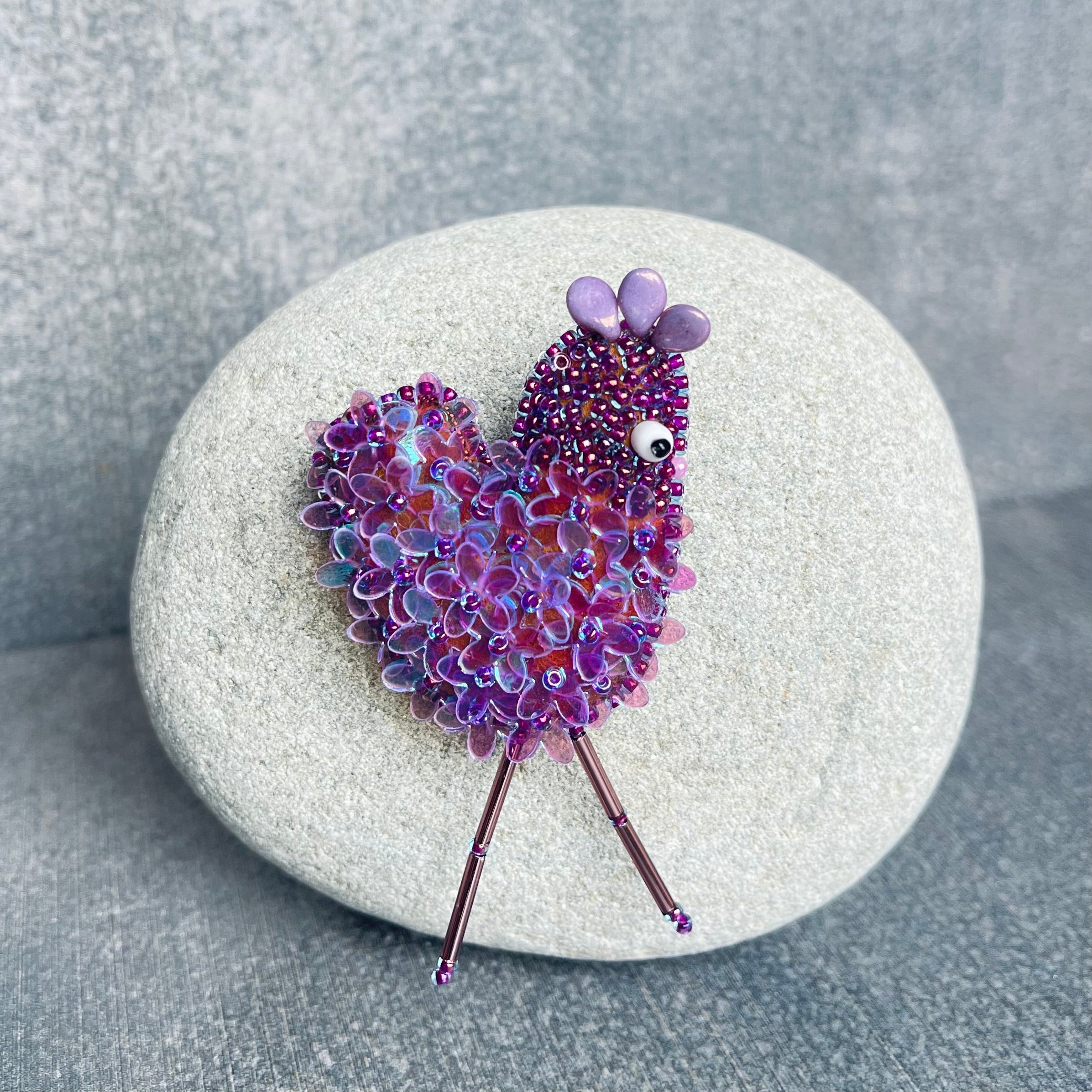 Purple Chickie Magnet
