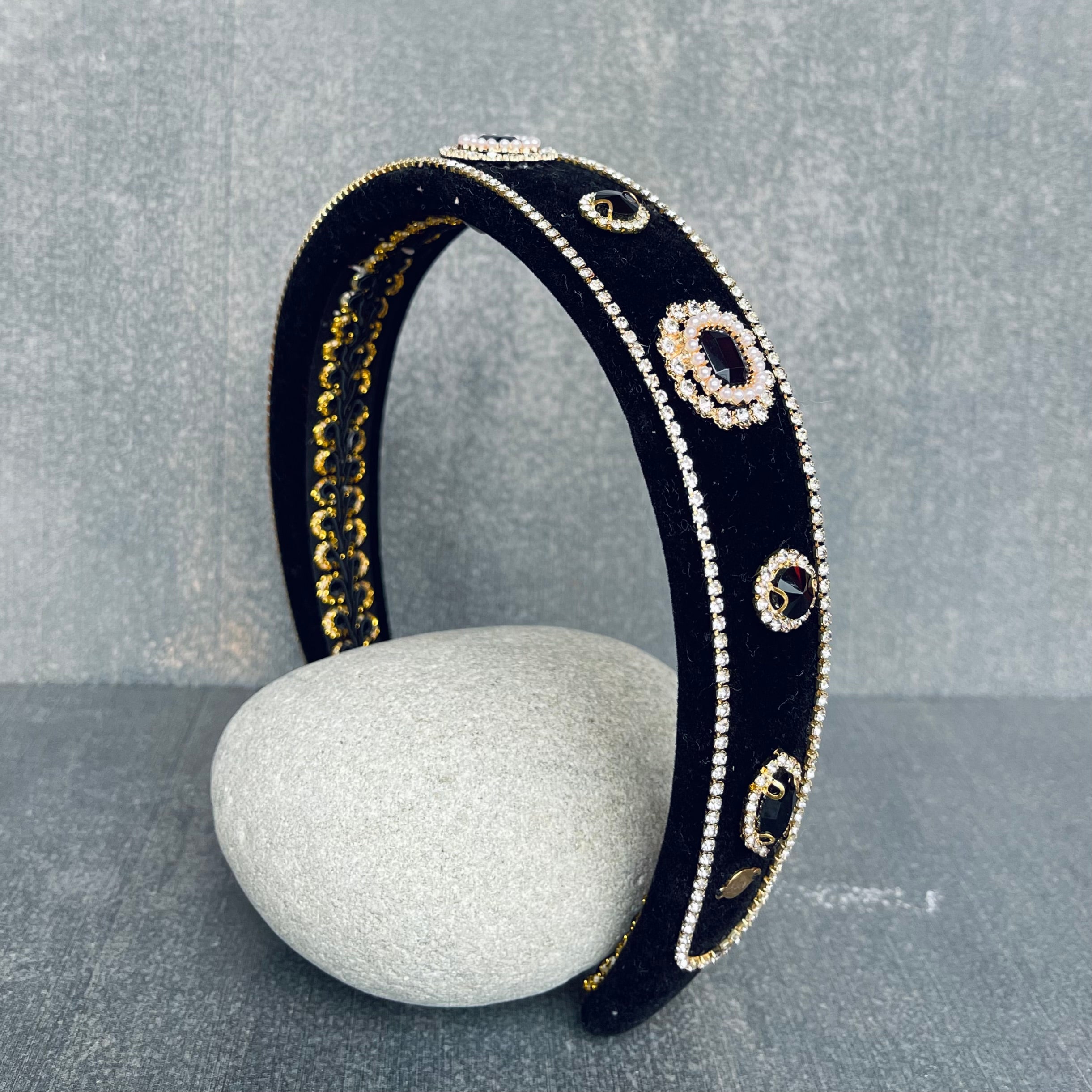Black Rhinestone Hairband