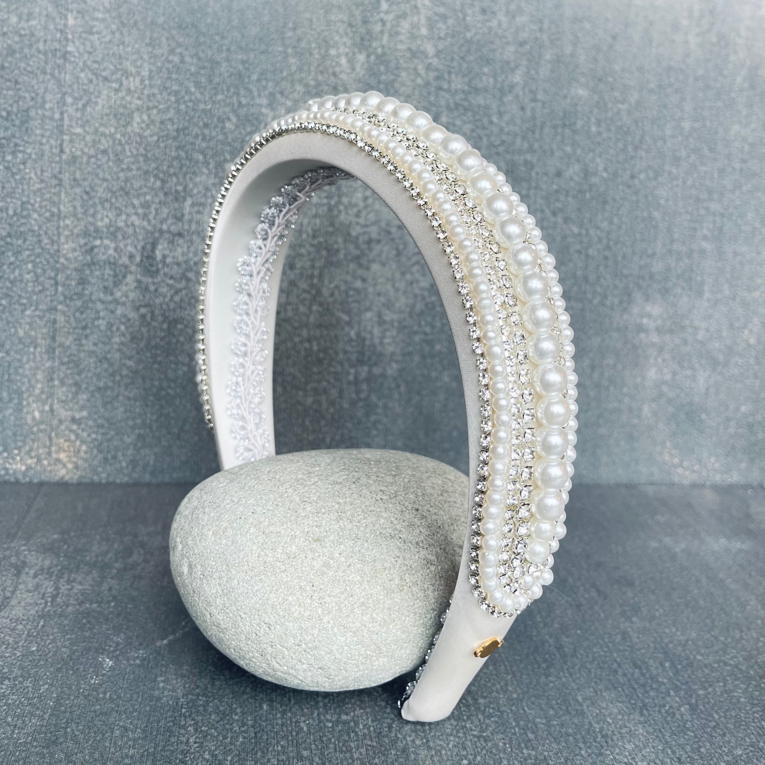 Pearl and Rhinestone Hairband