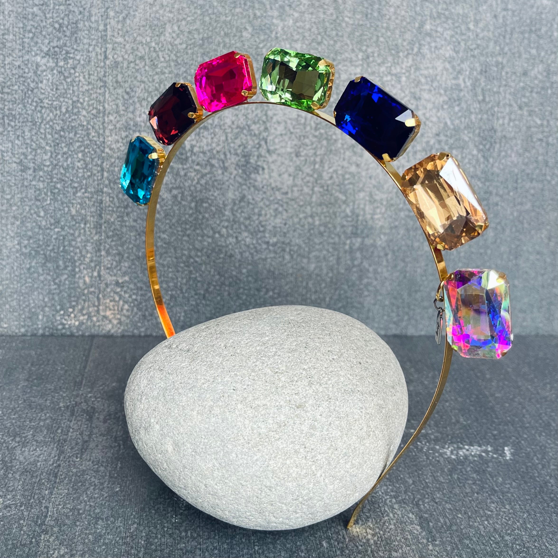 Multicolour Gemstone Hairband