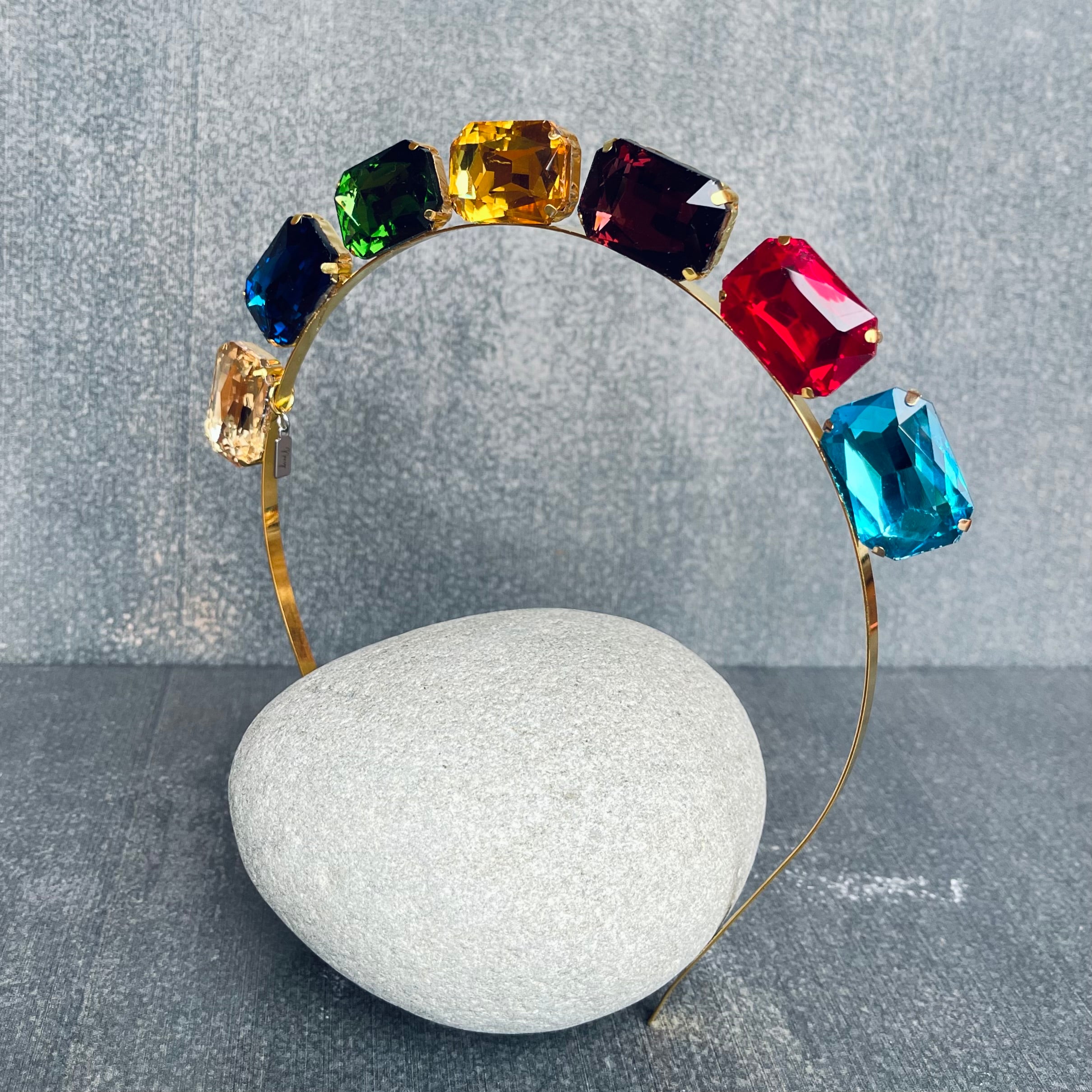 Multicolour Gemstone Hairband
