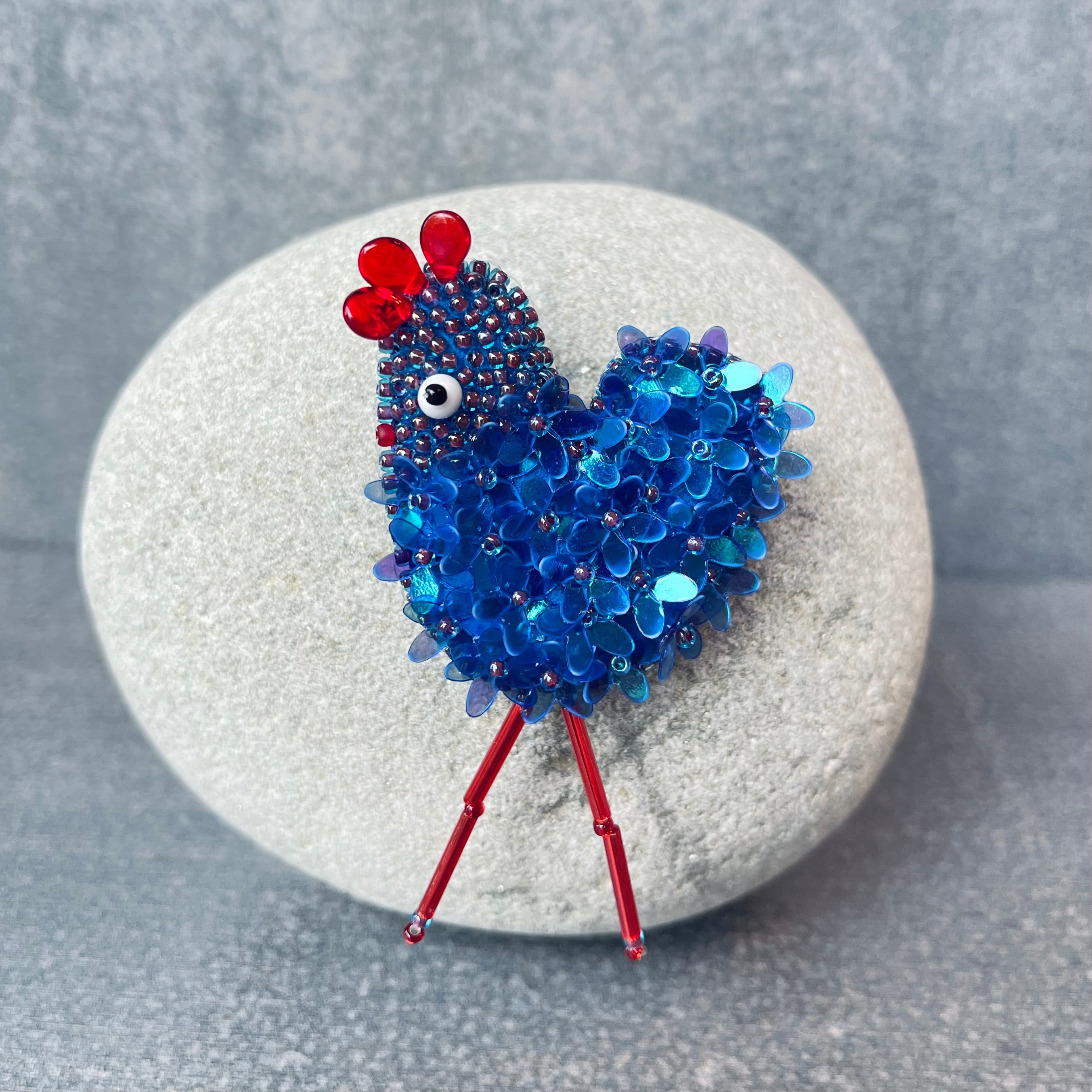 Blue Flower Chickie