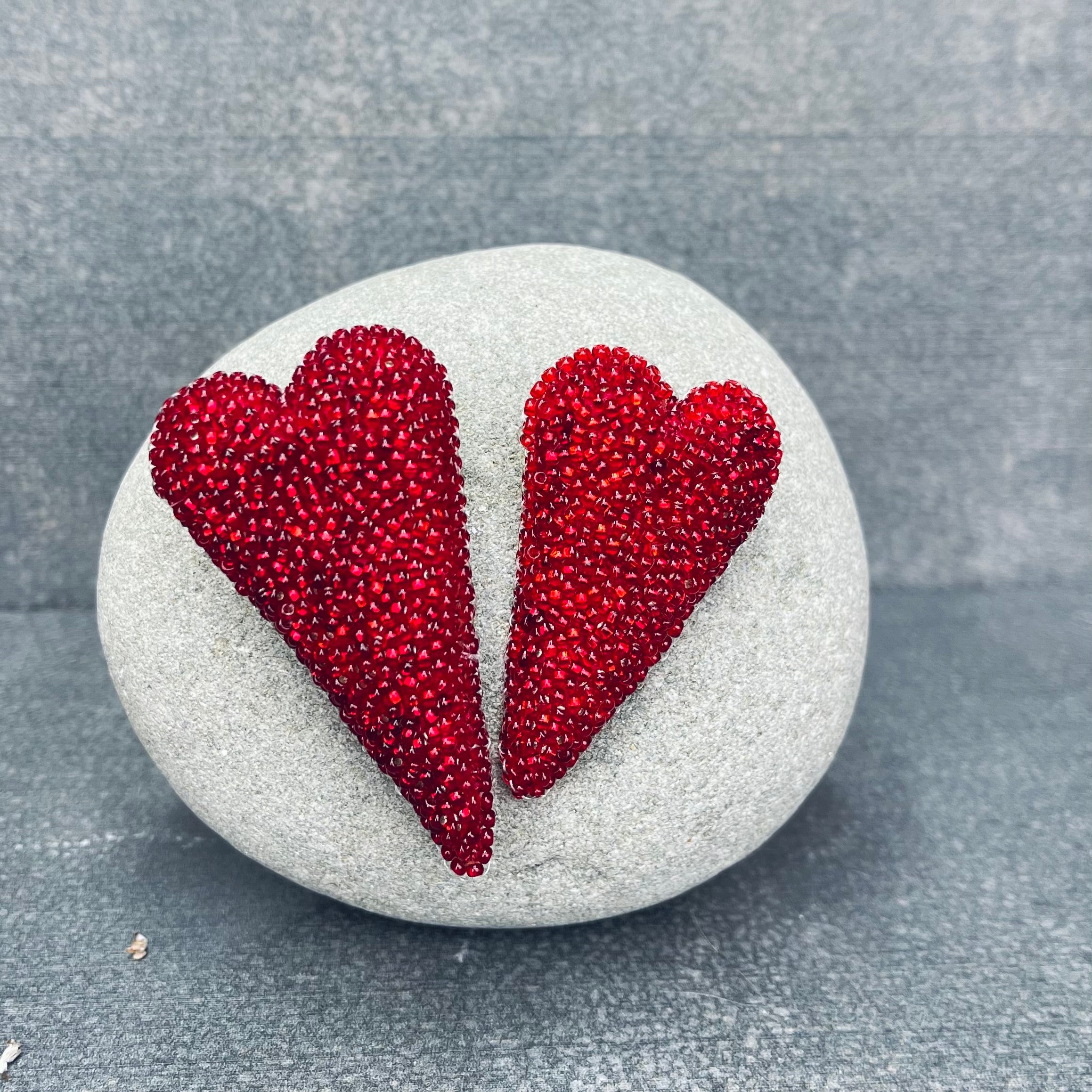 Set of Love Heart Pins