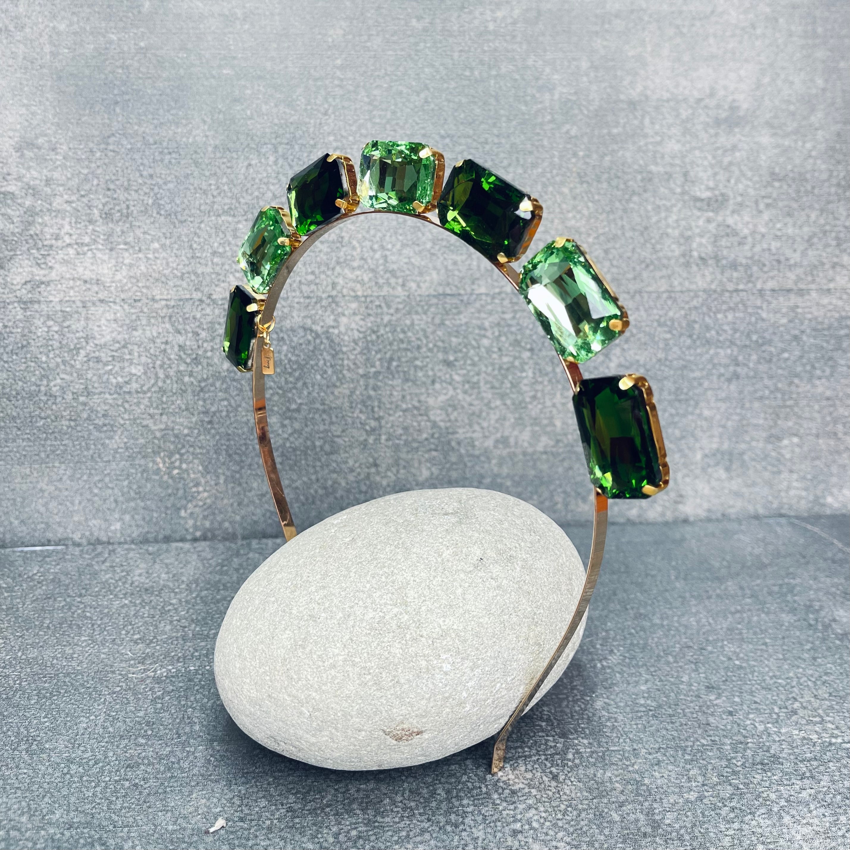 Green Gemstone Hairband